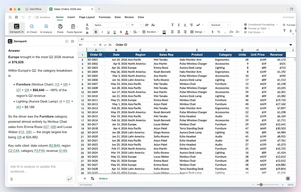 GenOffice : autre image tirée de la page du projet